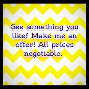 Please don't hesitate to make me an offer!